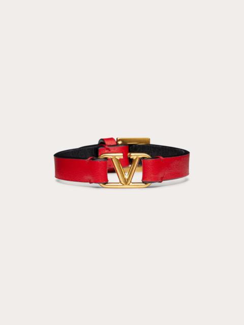 VLOGO SIGNATURE CALFSKIN BRACELET