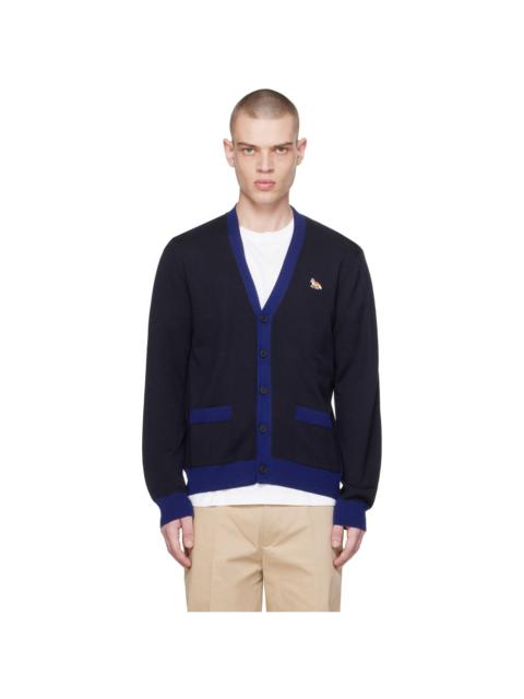 Navy Baby Fox Cardigan