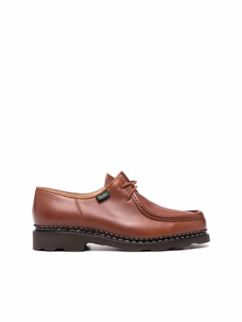 Paraboot lace-up leather loafers