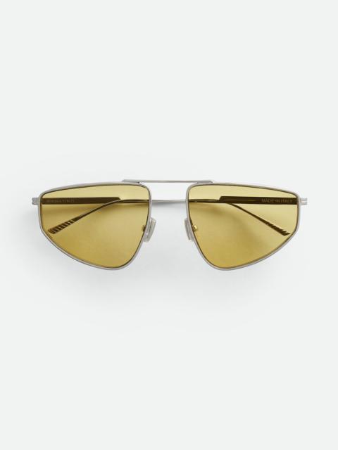Bottega Veneta BV1466S Classic Aviator Sunglasses