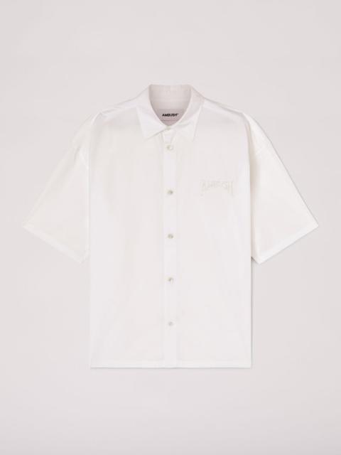 LOGO EMBROIDERY COTTON SHIRT