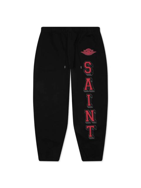 Jordan AIR JORDAN X SAINT MXXXXXX FLEECE PANTS - BLACK/UNIVERSITY RED