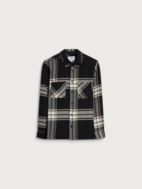 Wax London Wax London Whiting Grid Check Overshirt