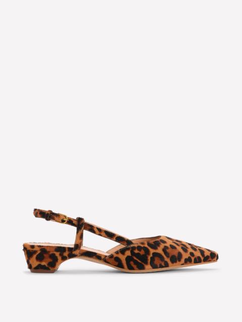 BODEN Mini Block Sling Backs-Classic Leopard