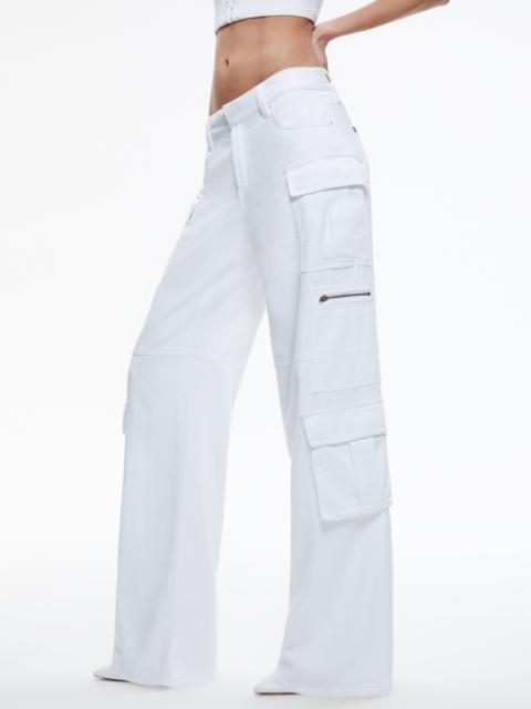 Alice + Olivia CAY BAGGY CARGO JEANS
