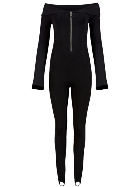 KHAITE The Trinity off-shoulder jumpsuit