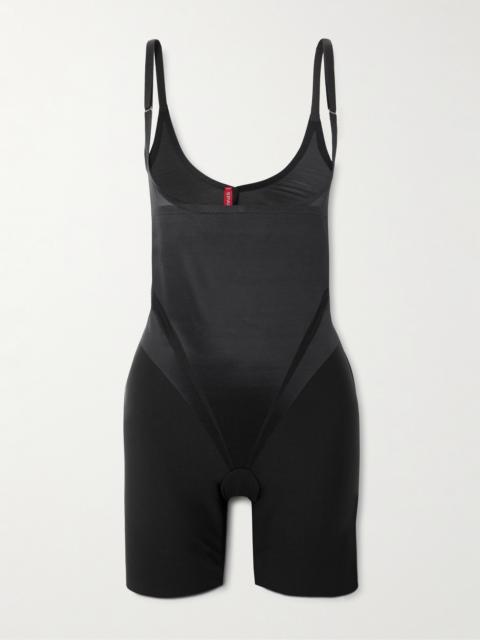 SPANX Spanxsupersculpt Transform Open-bust Mid-thigh Stretch Bodysuit