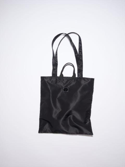 Acne Studios Logo plaque tote bag - Black