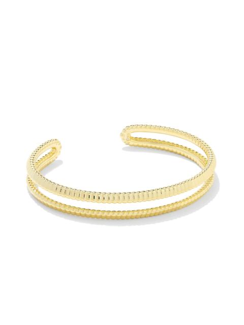 KENDRA SCOTT Layne Gold Cuff Bracelet