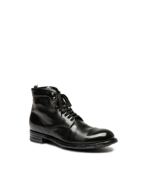 OFFICINE CREATIVE Admiral lace-up leather shoes