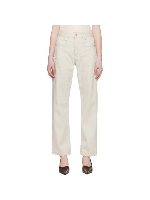BITE Studios Off-White Curved Jeans