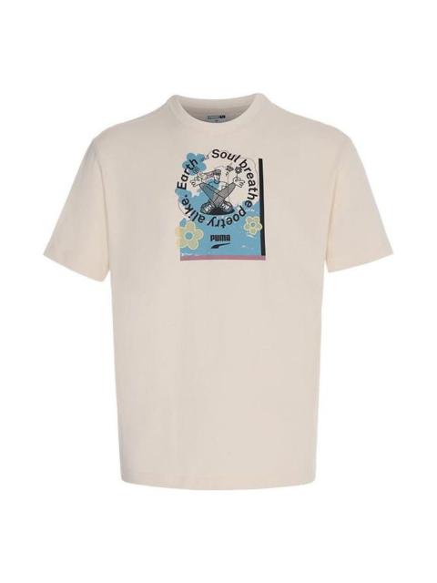 PUMA Downtown Graphic T-Shirt 'Grey' 537739-99