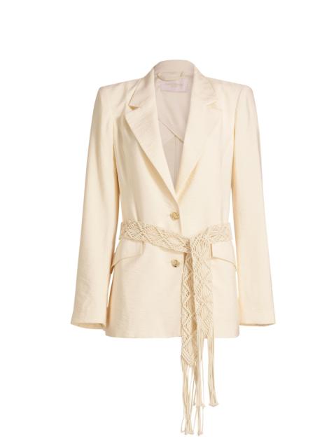 RAMY BROOK Women's Mildred Belted Blazer Jacket - Rattan