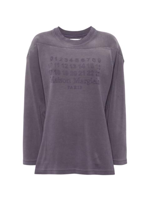 Maison Margiela Numbers logo cotton T-shirt