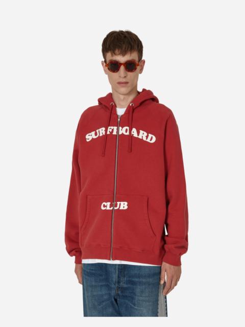 Stockholm Surfboard Club Zip Hoodie Goji
