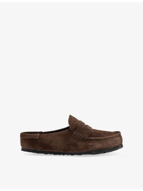 BIRKENSTOCK Naples Wrapped Suede Clogs