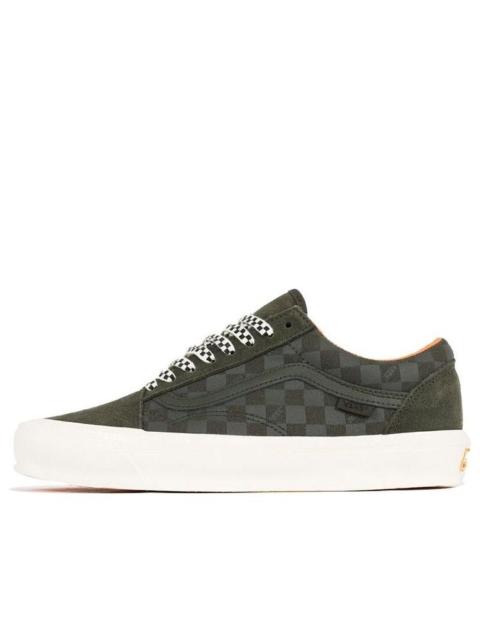 Vans Vans Porter-Yoshida & Co. x OG Old Skool LX 'Green Floral Checkerboard' VN0A4P3XWW6