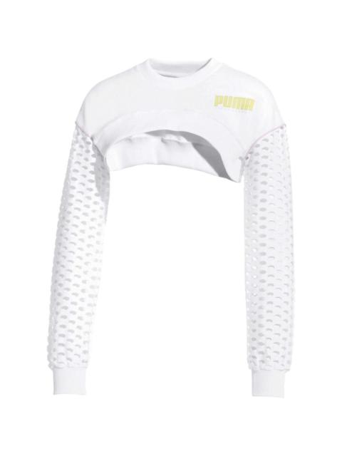 PUMA x  Sophia Webste cropped sweatshirt