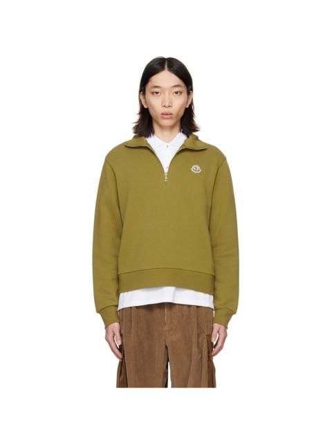 Moncler Khaki Patch Sweater