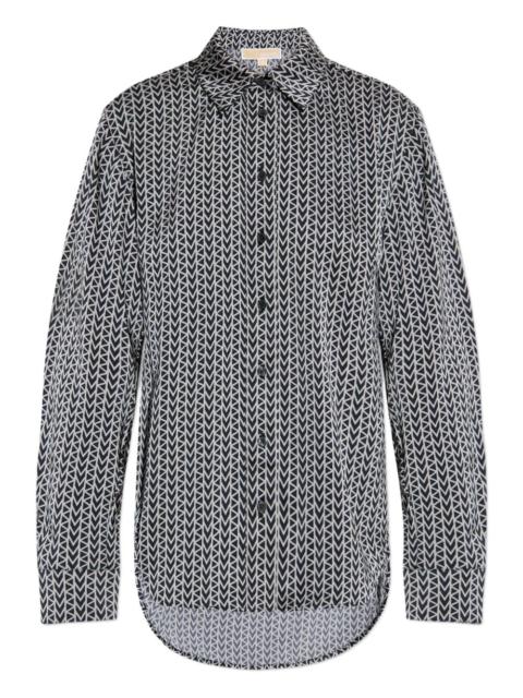 MICHAEL KORS geometric-print shirt