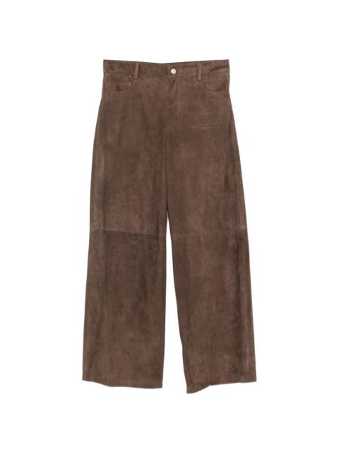 'S Max Mara suede trousers
