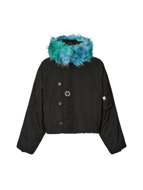 1017 ALYX 9SM NYLON LOGO PARKA WITH PRINT