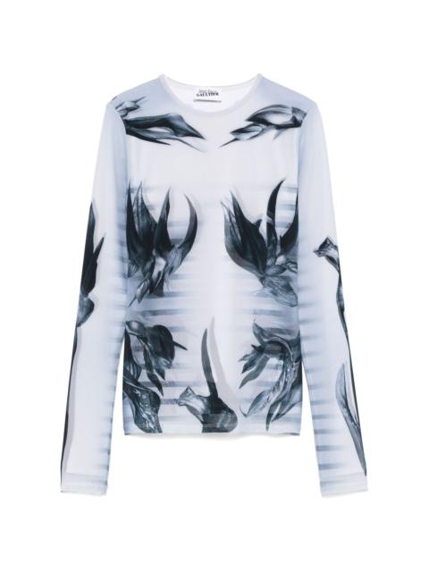 Jean Paul Gaultier The Flower Body Morphing Marinière T-shirt