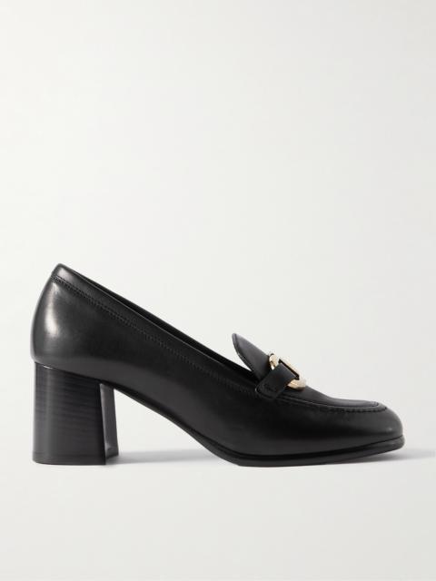 FERRAGAMO Marlena Embellished Leather Loafers