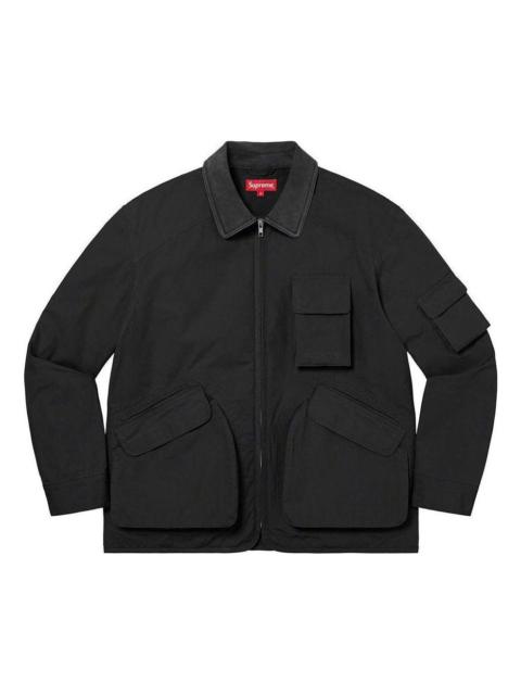 Supreme Cotton Utility Jacket 'Black' SUP-FW22-097