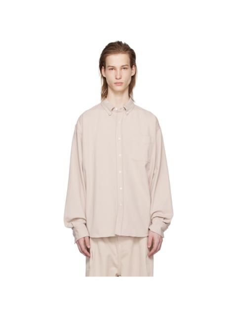 The Frankie Shop Beige Sinclair Shirt