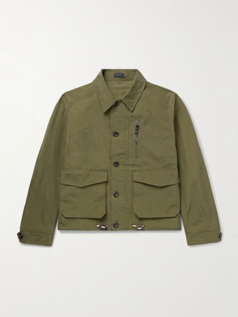 Drake's Cotton and Nylon-Blend Jacket Army green