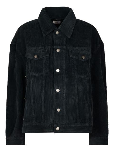 HAIKURE corduroy button jacket