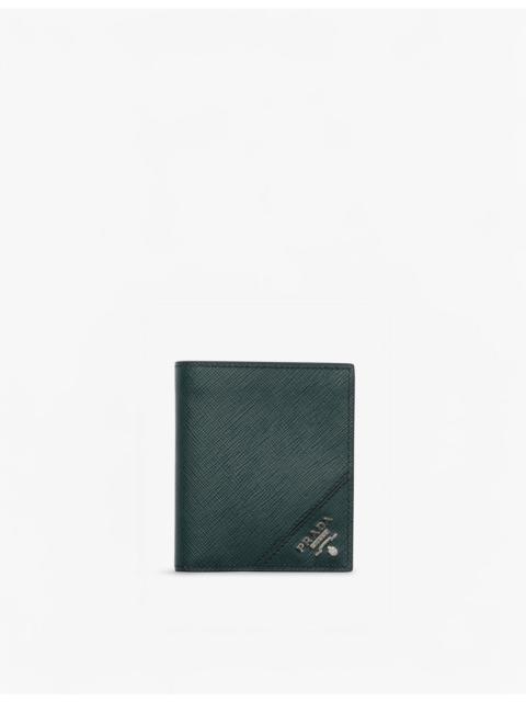 Prada Saffiano Bi-Fold Leather Wallet