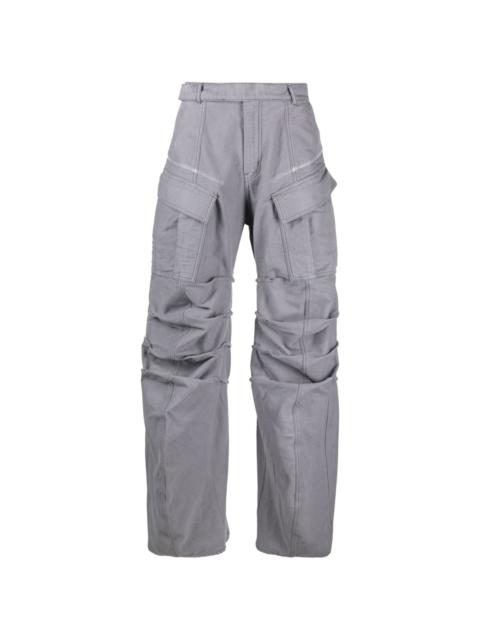 Y/Project belted-waist cotton cargo pants
