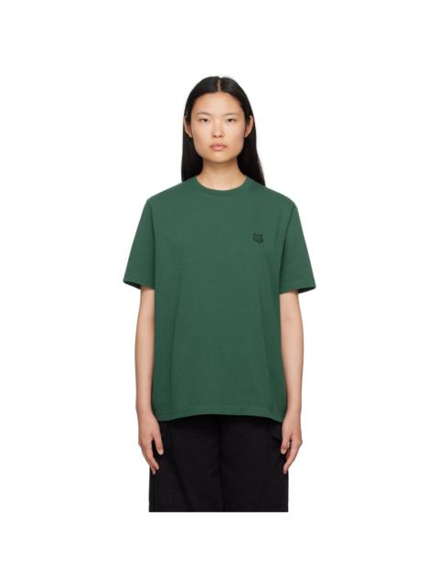 Green Bold Fox Head T-Shirt