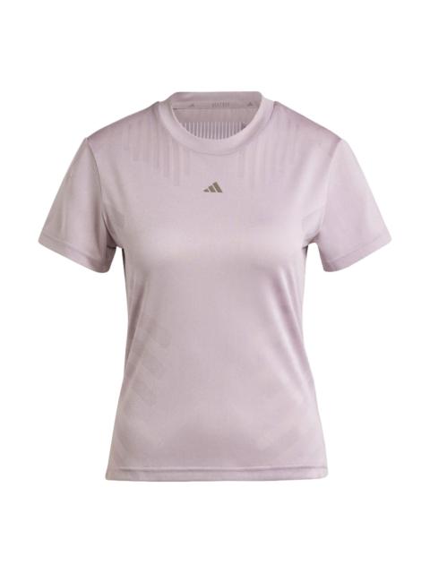 (WMNS) adidas HIIT Airchill Training T-shirt Asia Sizing 'Purple' IT7428