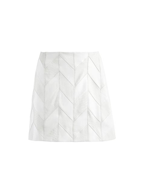 Alice + Olivia RILEY PATCHWORK MINI SKIRT