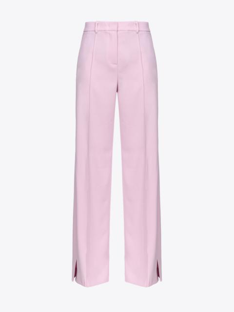 WIDE-LEG TROUSERS WITH SIDE SLIT