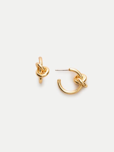 J.CREW Sculptural knot hoop earrings
