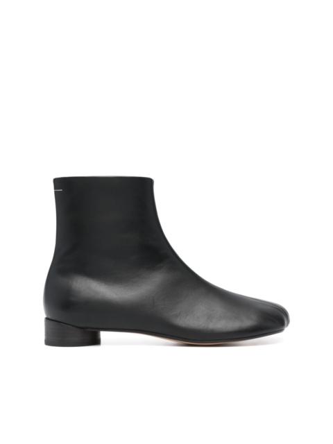 30mm leather ankle boots