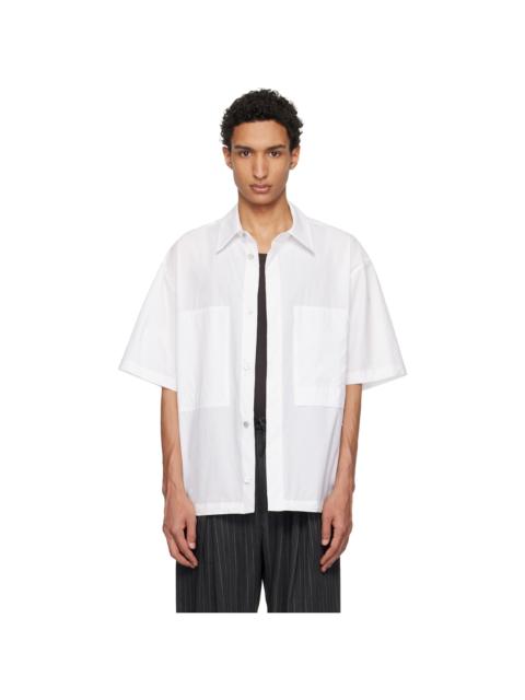 Wooyoungmi White Short Sleeve Cotton Shirt