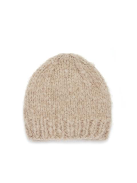 GABRIELA HEARST Pacino Knit Hat in Oatmeal Welfat Cashmere