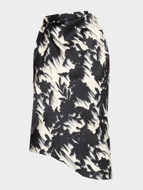 MARQUES’ALMEIDA Floral Cowl-Neck Top