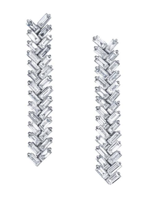 ANITA KO Diamond Short Zipper Earrings