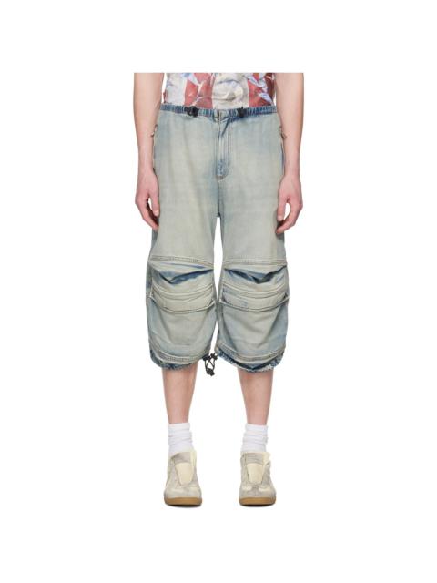 Diesel Blue D-Dayetz-S Denim Shorts