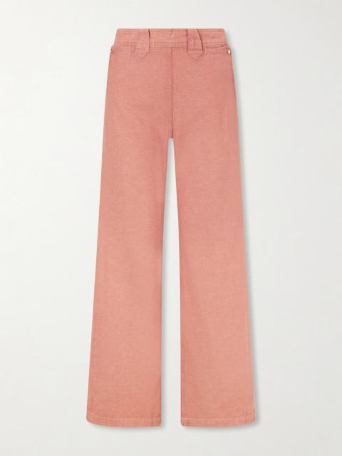 RRL by Ralph Lauren Billie Cotton And Linen-blend Flared Pants