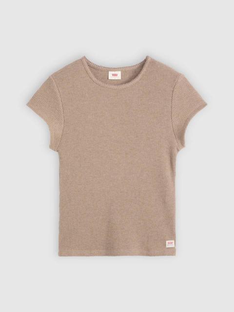 Levi's DRY GOODS WAFFLE CAP-SLEEVE TEE