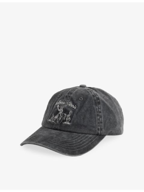 Palmes Western Logo-Embroidered Cotton Cap