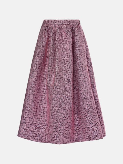 Dries Van Noten Soni pleated midi skirt