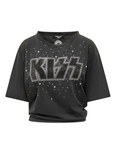 DSQUARED2 x KISS rhineston-embellished T-shirt